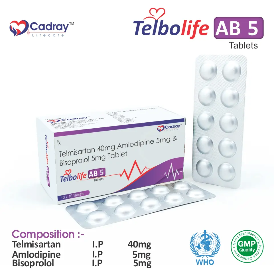 Telmisartan + Amlodipine + Bisoprolol Tablet from Top Pharma